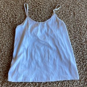 Silky satin tank top